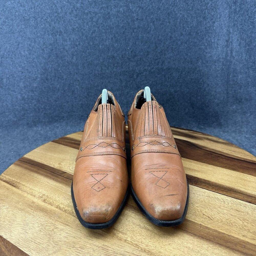 Dingo Women’s Brown Leather Western Country Cowgirl Ankle Sz 7 D102218 - Picture 3 of 11